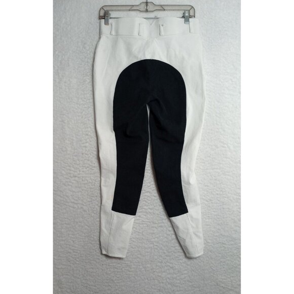Royal Highness Womens Size 30 R Equestrian Breeches Riding Pants White & Black - Picture 2 of 8